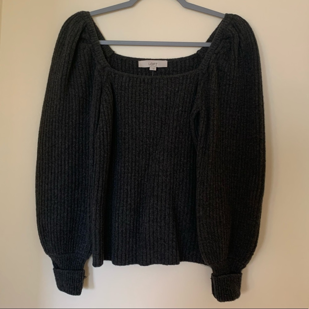 Loft Square Neck Sweater